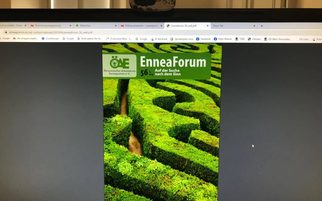 Aktuelles EnneaForum diesmal auch online